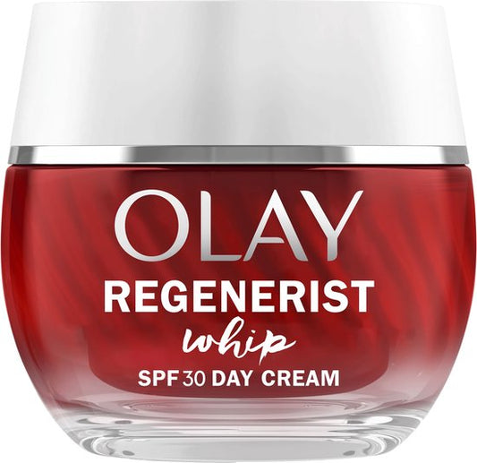 Crème de jour fouettée Olay Regenerist avec SPF 30 - Crème hydratante raffermissante légère + niacinamide - 50 ml