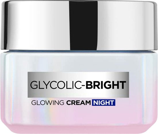 Glycolic-bright Glowing Cream Night - Rozjasňující Night Face Cream 50ml