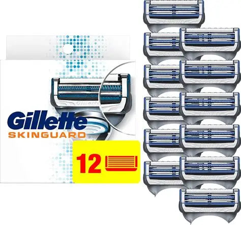 .Gillette Skinguard Sensitive Scheermesjes - 12 stuks