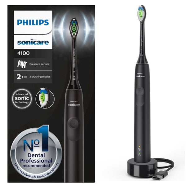 Philips Sonicare 4100 HX3681/54 Zwart Elektrische Tandenborstel
