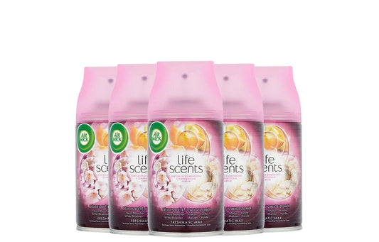 Air Wick Freshmatic Spray Automatique Life Scents Été Bienheureux - 6 x 250 ml