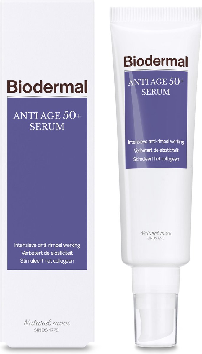Sérum Visage Anti-Âge Biodermal +50 - spécialement développé contre le vieillissement cutané - 30 ml