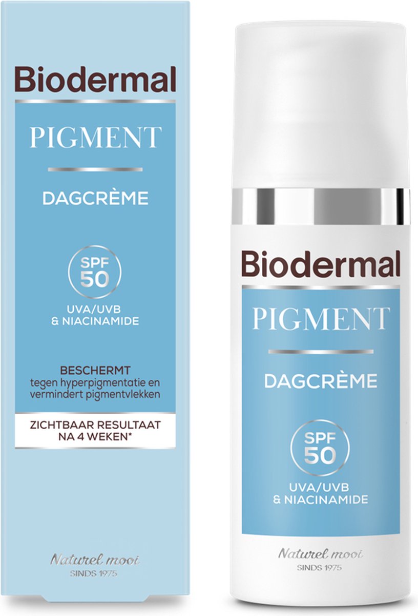 Biodermal Pigment Dagcrème - SPF 50 - pigmentvlekken creme - 50 ml