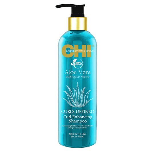 Shampoing rehausseur de boucles CHI Aloe Vera et nectar d'agave 339 ml