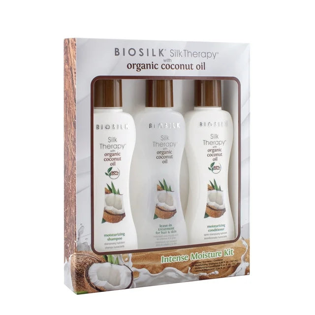 BioSilk Limited kit - Silk Therapy Natural Coconut Oil Kit