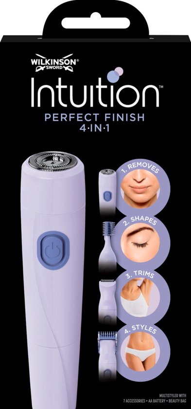Tondeuse et styler 4-en-1 Wilkinson Sword Intuition Perfect Finish - Visage - Corps