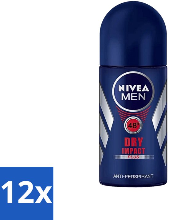 Nivea Men Dry Impact 50 ml 12 stuks
