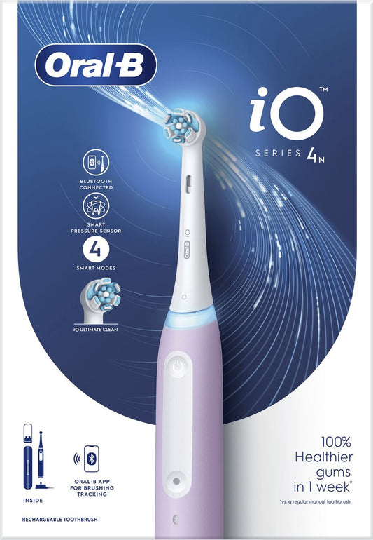 Brosse à dents électrique Oral-B iO 4N - Lavande
