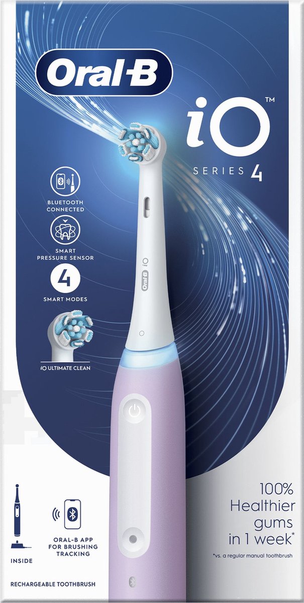 Brosse à dents électrique Oral-B iO 4 - Lavande
