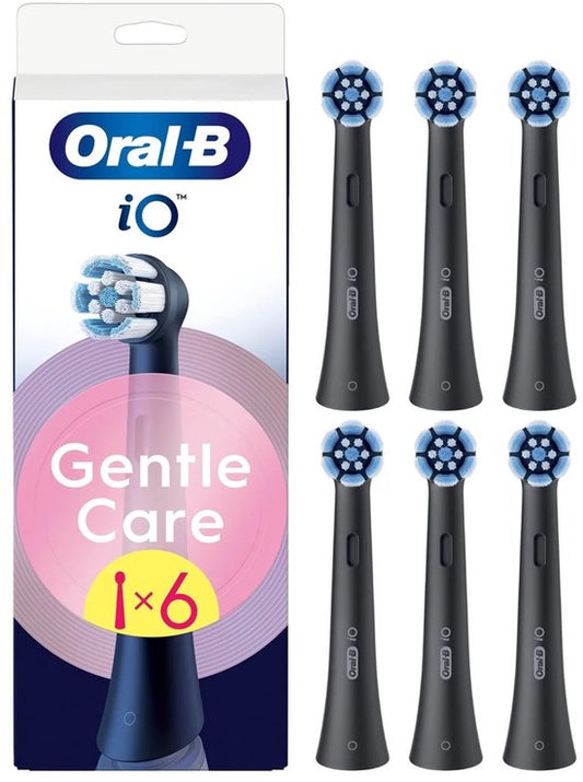 Brosse à dents électrique Oral-B iO Gentle Care Noir (6 pièces)
