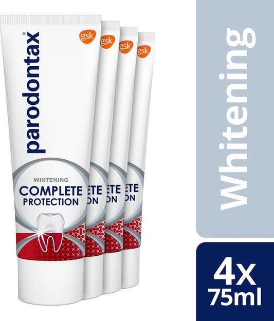 Parodontax Dentifrice Blanchissant Protection Complète 4 x 75 ml
