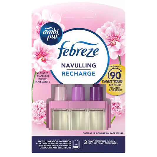 4 recharges pour désodorisant électrique Ambi Pur Touch of Blossom 3Volution