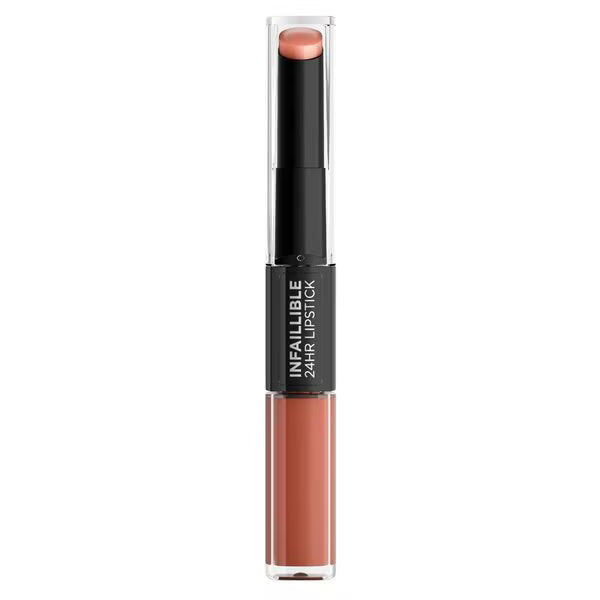 L'Oréal Paris - Infaillible 24H Lipstick - 801 Toujours Toffee - Nude- Langhoudende 2-staps lipstick