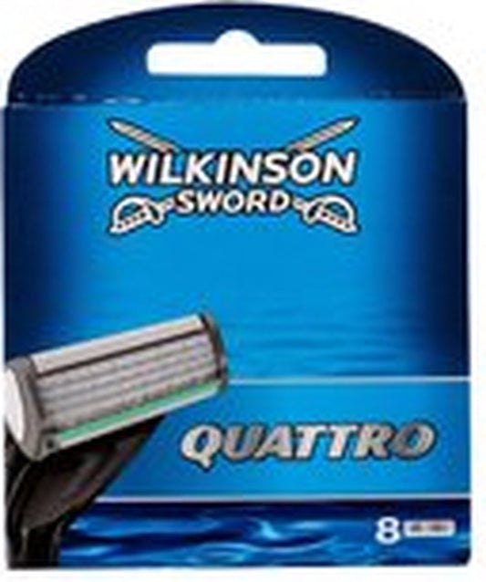 Wilkinson Sword Quattro - 8 stuks - Scheermesjes
