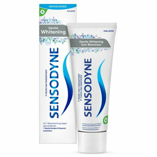 Sensodyne Gentle Whitening Tandpasta - Voordeelverpakking 12x75ml