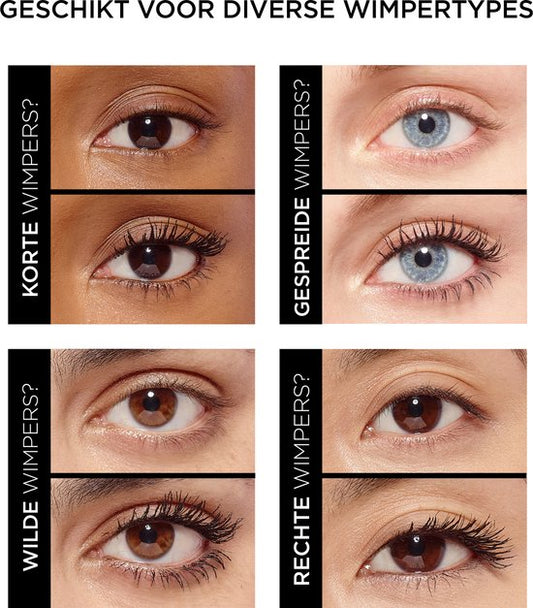 Mascara Telescopic Lift Waterproof de L'Oréal Paris - Cils longs, liftés et volume - Noir