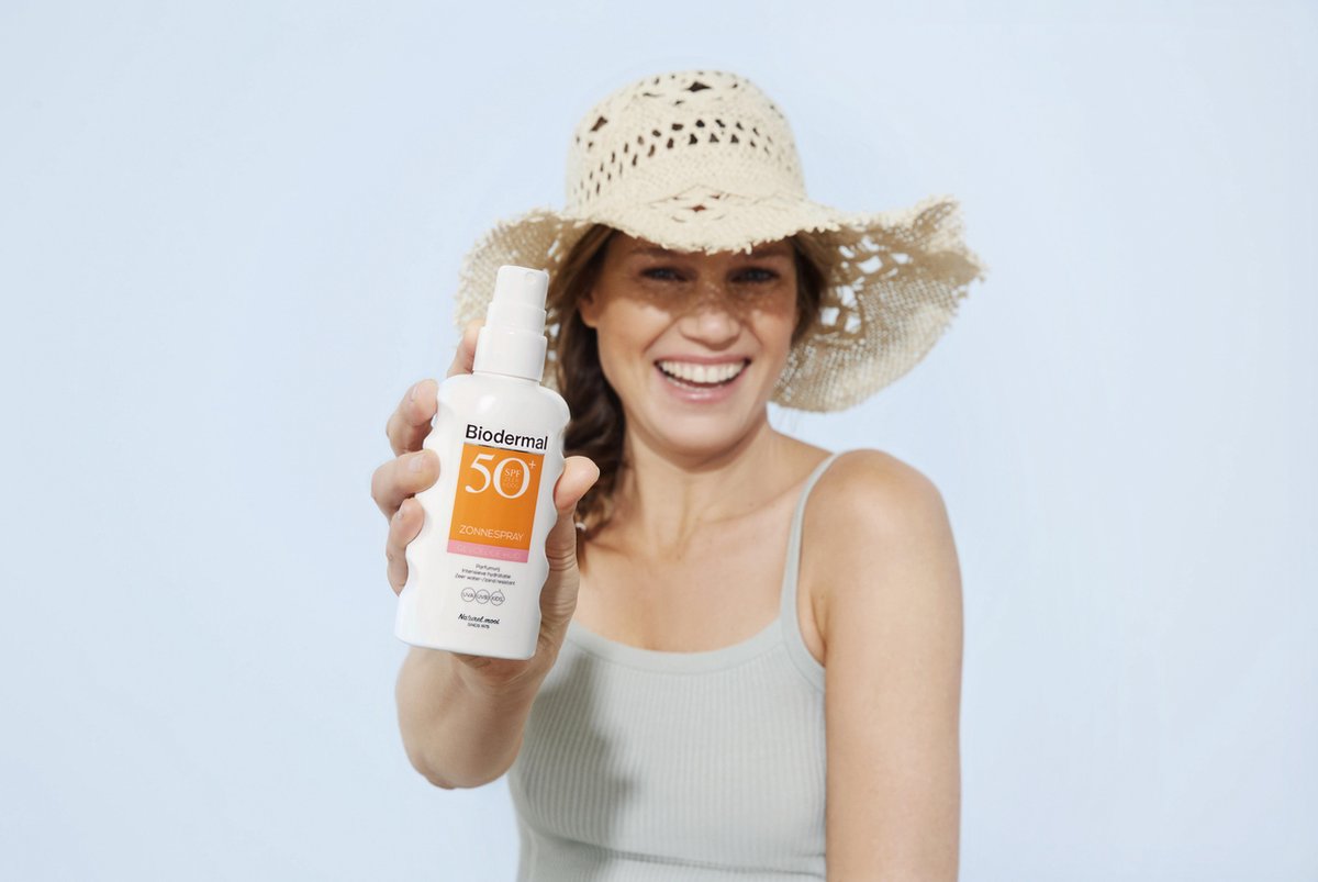 Biodermal Zonnebrand spray voor de gevoelige huid SPF 30 - 175ml - Zonnespray