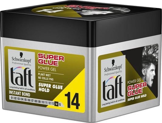 Schwarzkopf Taft Men - Haargel - Super Glue Power Gel - 14 - 250ml x 1