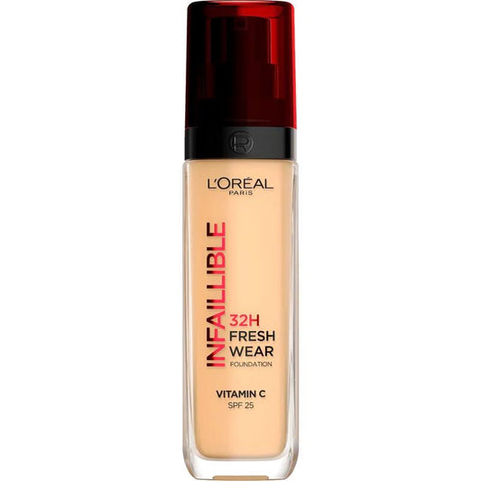L'Oréal Paris Infaillible 32H Fresh Wear 120 Doree Golden Vanilla Foundation SPF25 30 ML