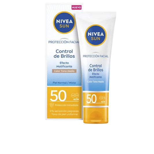 SUN CONTROL SHINE medium matterende gezichtscrème SPF50