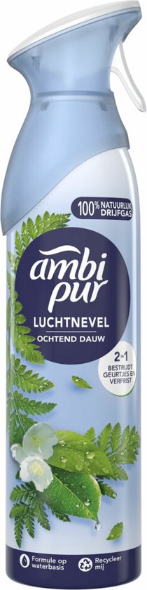 6x Ambi Pur Air Effects Luchtverfrisser Spray Ochtend Dauw 185 ml