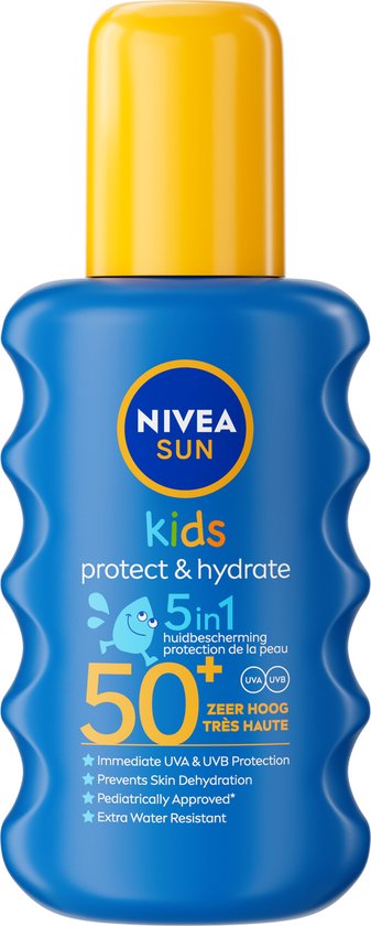 NIVEA SUN Kids Protect & Hydrate Zonnebrand Spray - SPF 50+ - 200 ml