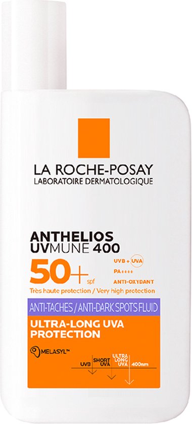 La Roche-Posay Anthelios UVMUNE 400 Anti-Pigmentvlekken Onzichtbare Zonnebrand Fluïde SPF50