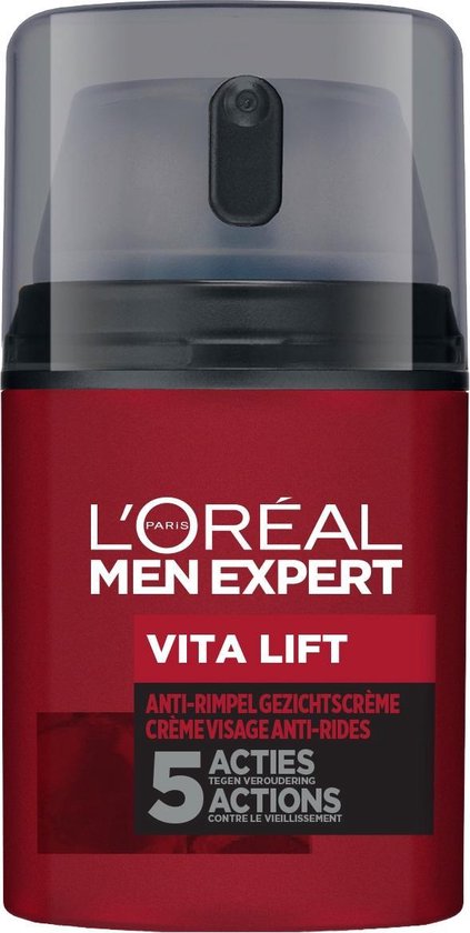 L'Oréal Paris Men Expert Vita Lift Hydraterende Gezichtscrème - 6 x 50 ml