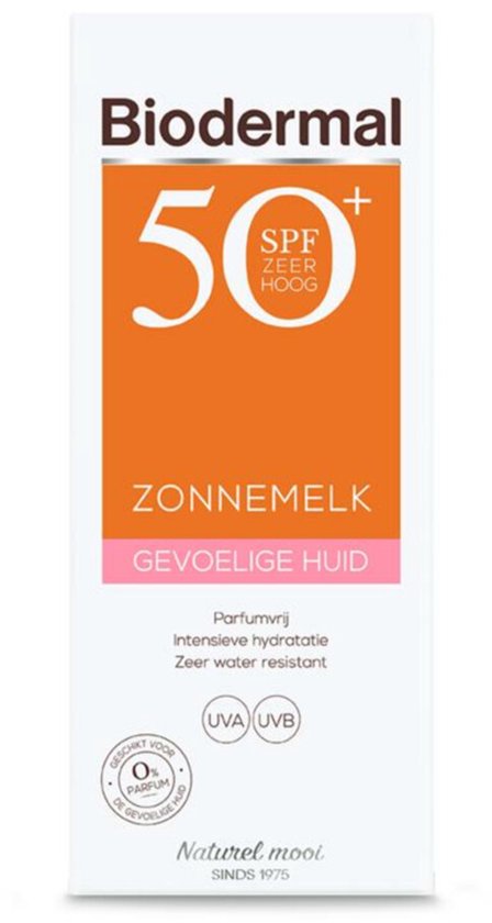 Biodermal Gevoelige Huid Zonnemelk SPF 50+ 200 ml