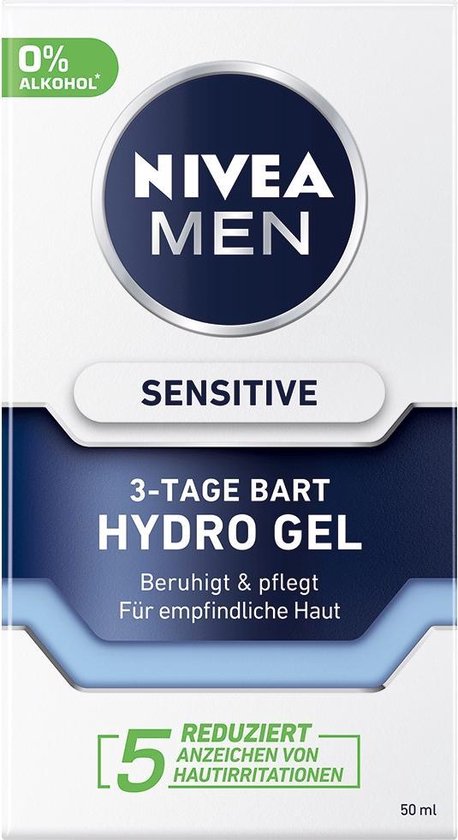 Nivea Men Sensitive Hydro Gel 1 x 50 ml Moisturising Cream for Men with Sensitive Skin