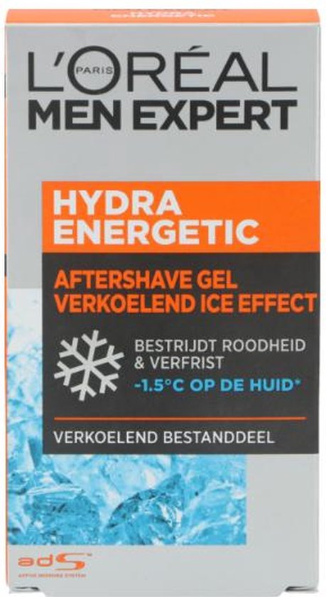 L’Oréal Men Expert Hydra Energetic Ice Effect Aftershave - 100 ml - Gel