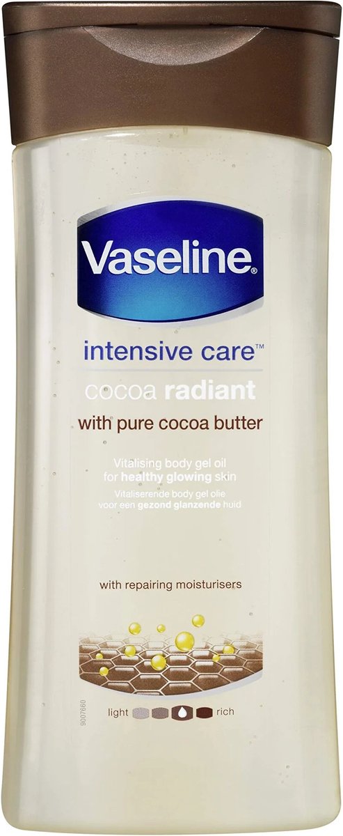 Vaseline Body Gel Oil – Voedt en Hydrateert voor Droge Huid (200ml)