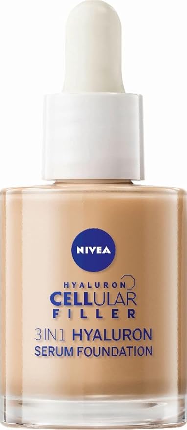 NIVEA Cellular Filler 3-in-1 hyaluronserum foundation donker 03 - 30 ml