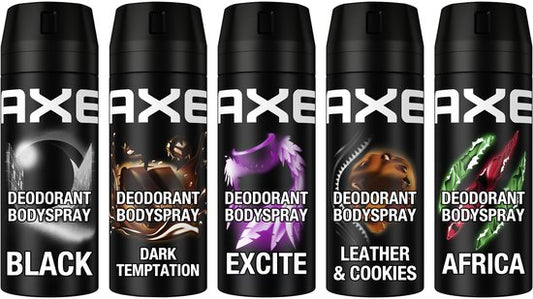 AXE Mixset - Deodorant Bodyspray - 5 x 150 ml - Voordeelverpakking