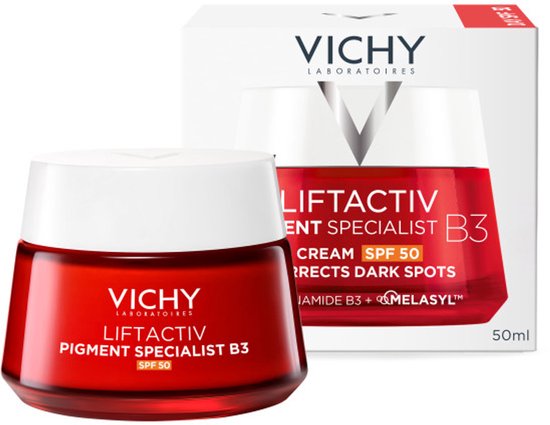 Liftactiv Pigment Specialist B3 SPF50 - Melasyl - Tegen Rimpels en Pigmentvlekken - Alle Huidtypes - 50ml