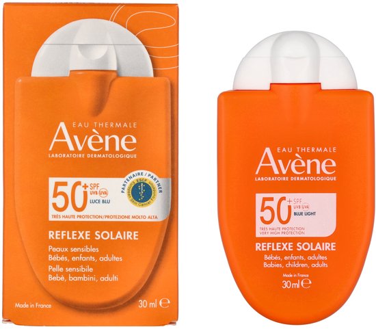 Avène - Zonnebrand - Reflex Familie - SPF 50+ - Voor Gezicht en Lichaam - Gevoelige Huid