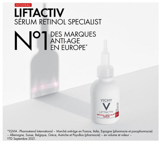 Vichy Liftactiv Retinol Specialist Serum - Vermindert Diepe Rimpels - 30ml