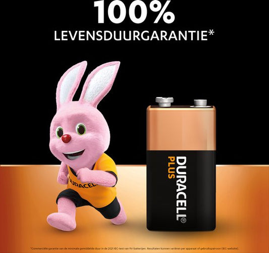 Duracell Plus 9V 2 batterijen