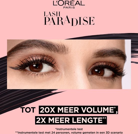 L'Oreal Paris Lash Paradise Castor Oil Enriched Mascara - Black
