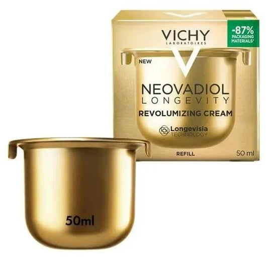 Vichy Neovadiol Longevity Dagcrème Navulling - Geeft Volume en Definitie - Voor een gevoelige, rijpere huid - 50ml