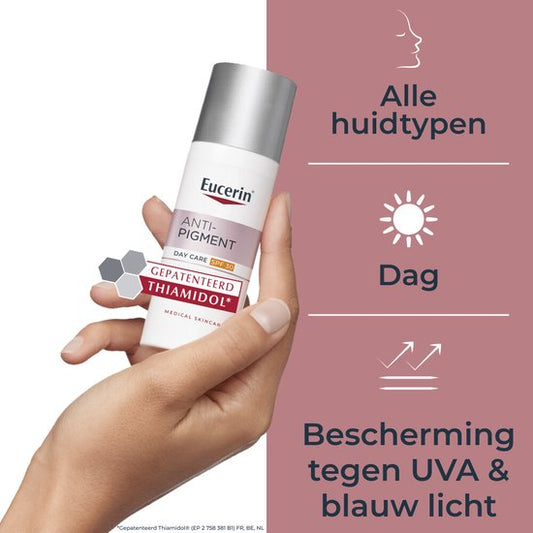 Eucerin Anti-Pigment Dagcreme voor Vrouwen - SPF 30 - Creme Vermindert Pigmentvlekken - Thiamidol - Skincare - 50 ml