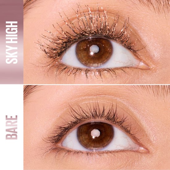 Maybelline New York Lash Sensational Sky High Mascara - RoseGold Glitz - Glitter Topcoat