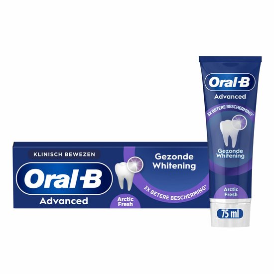 3 STUK X Oral-B Tandpasta Professional Gezonde Whitening Arctic Fresh - 75 ml Merk:Oral B • Schrijf een review  • Delen