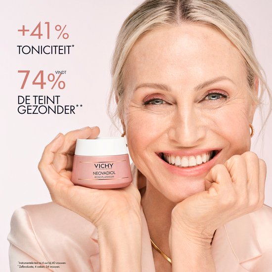 Vichy Neovadiol Rose Platinum Nachtcrème - Revitaliserend - Rijpe huid- 50ml