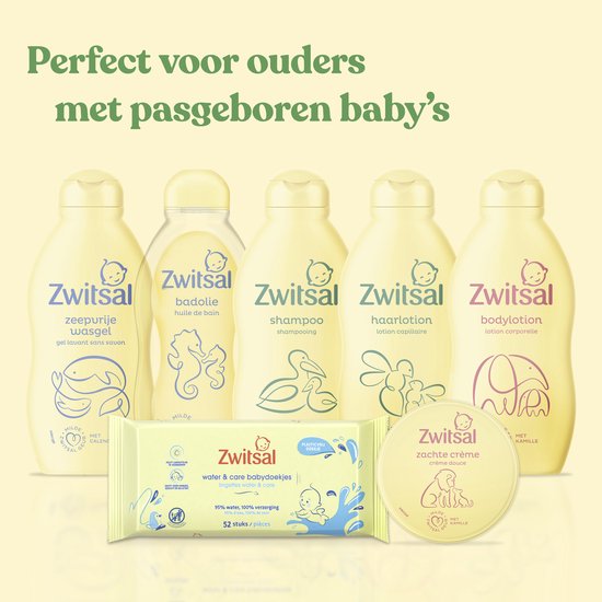 Zwitsal Startersbox - Baby - hypoallergeen, pH-huidneutraal en dermatologisch getest voor de gevoelige huid - 7-delig