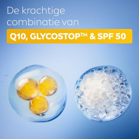 NIVEA Q10 Daily Fluid Dagcreme voor Vrouwen - Anti-Rimpel Creme met SPF 50+ - Gezichtsverzorging - 40ml