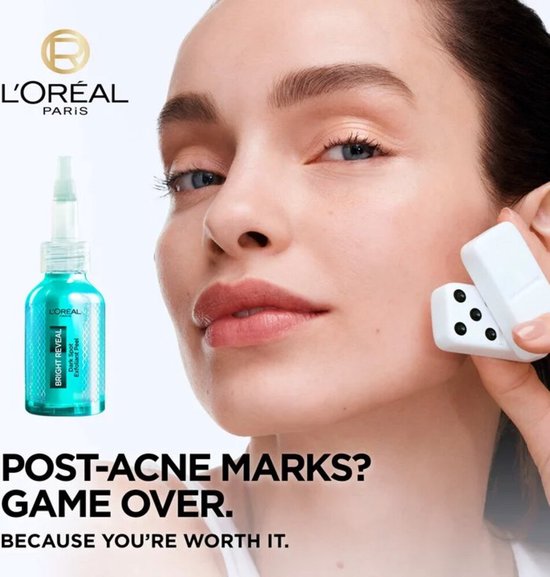 L'Oréal Paris Bright Reveal Exfoliant Peeling - Egaliserend effect - snelle werking bij alle soorten pigmentvlekken - 25 ml
