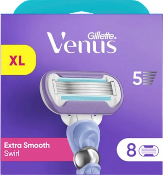 Gillette Venus Extra Smooth Swirl Scheermesjes Voor Vrouwen - 8 Navulmesjes
