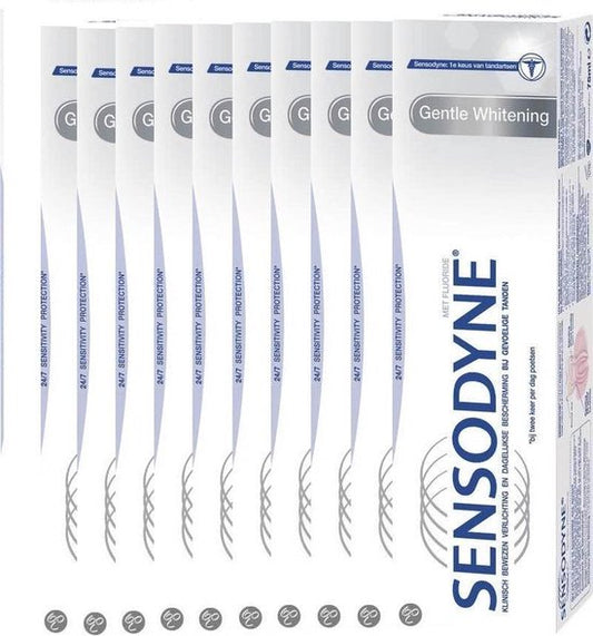 Sensodyne Gentle Whitening Tandpasta - Voordeelverpakking 12x75ml