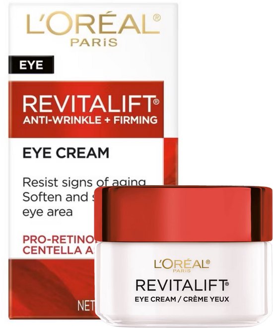 L'Oreal Revitalift - Oogcrème - Anti-rimpel, tegen donkere kringen, retinol, 14g